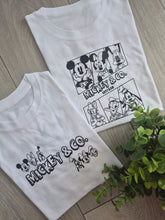 Load image into Gallery viewer, & Co front and back Adults and Childs Tee