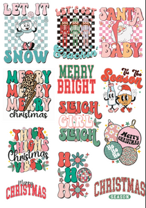 Retro Christmas Adults and Childs Tee