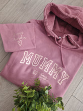 Load image into Gallery viewer, Childs name, est hoodie
