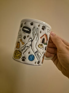 Hand Dog Mug