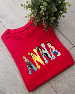 Name princess Adults and Childs Tee