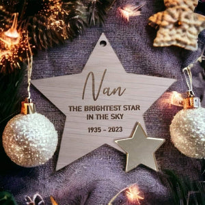 Brightest star in the sky bauble