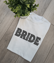Load image into Gallery viewer, Bride and Name Adults sweatshirt
