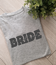 Load image into Gallery viewer, Bride and name adults tee
