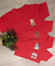 Load image into Gallery viewer, New Vinyl Christmas Tee Adults and Childs Tshirt
