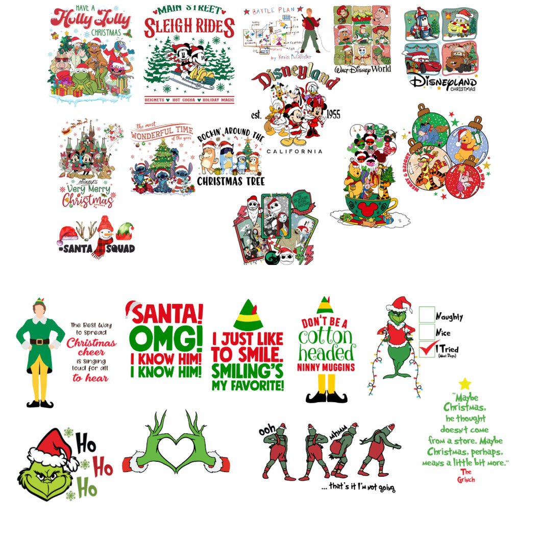 New Christmas Tees Adults and Childs