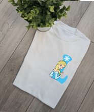 Load image into Gallery viewer, Name princess Adults and Childs Tee
