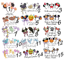 Load image into Gallery viewer, Halloween Ears adults and Childs tee
