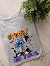 Load image into Gallery viewer, Spooky and Feral  Adults and Childs Tees
