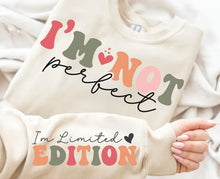 Load image into Gallery viewer, I&#39;m not perfect design Sweatshirt Adults
