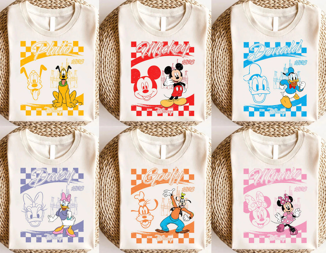 new retro summer adults and childs tee