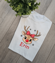 Load image into Gallery viewer, Reindeer Adults and Childs Tee
