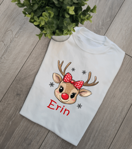 Reindeer Adults and Childs Tee