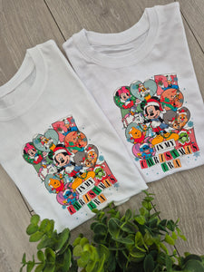 Christmas era Adults and childs tee