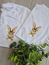 Load image into Gallery viewer, Easter Bunny and Name Adults and Childs Tees
