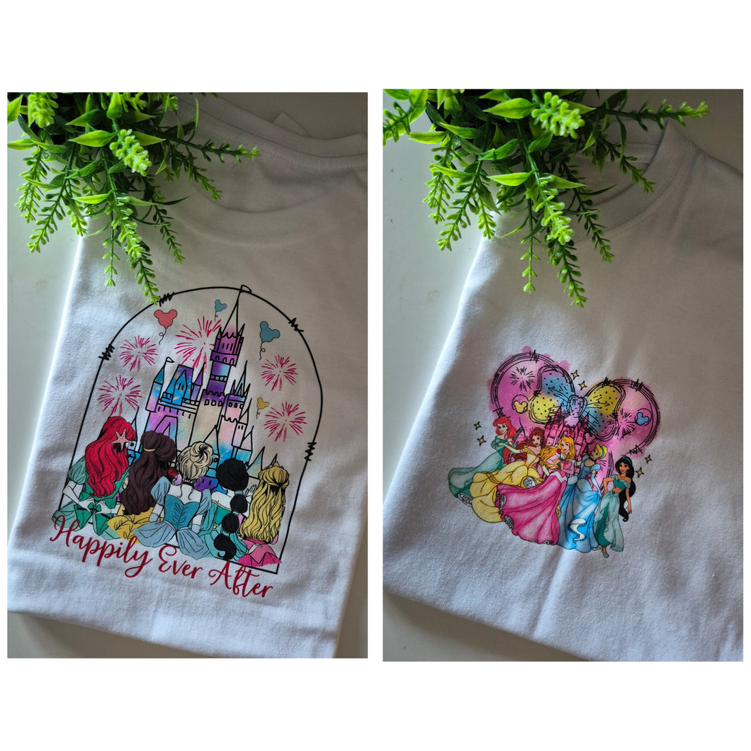 Happily ever after Adults and Childs Tee