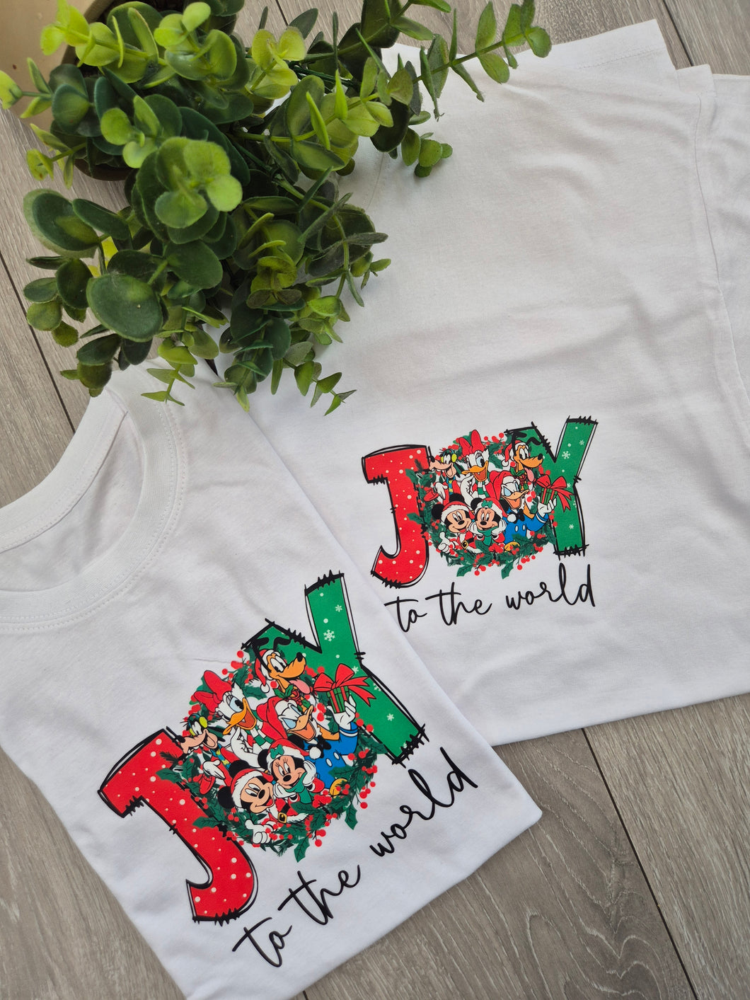 Joy to the world Adults and childs tee