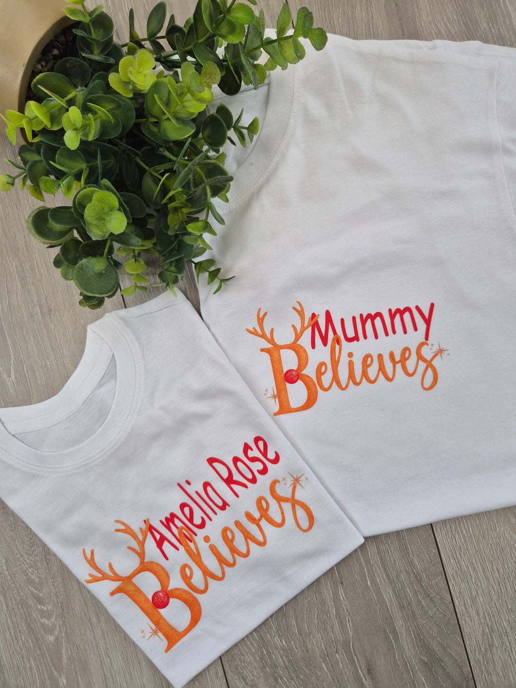 Believes Adults and childs tee