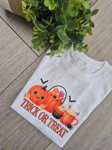 Trick or Treat Adults and childs tee