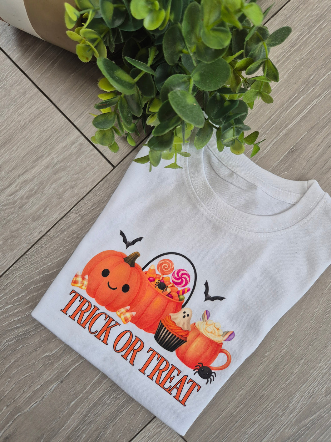 Trick or Treat Adults and childs tee