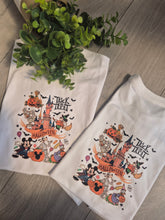 Load image into Gallery viewer, Trick or treat Scene Adults and childs tee
