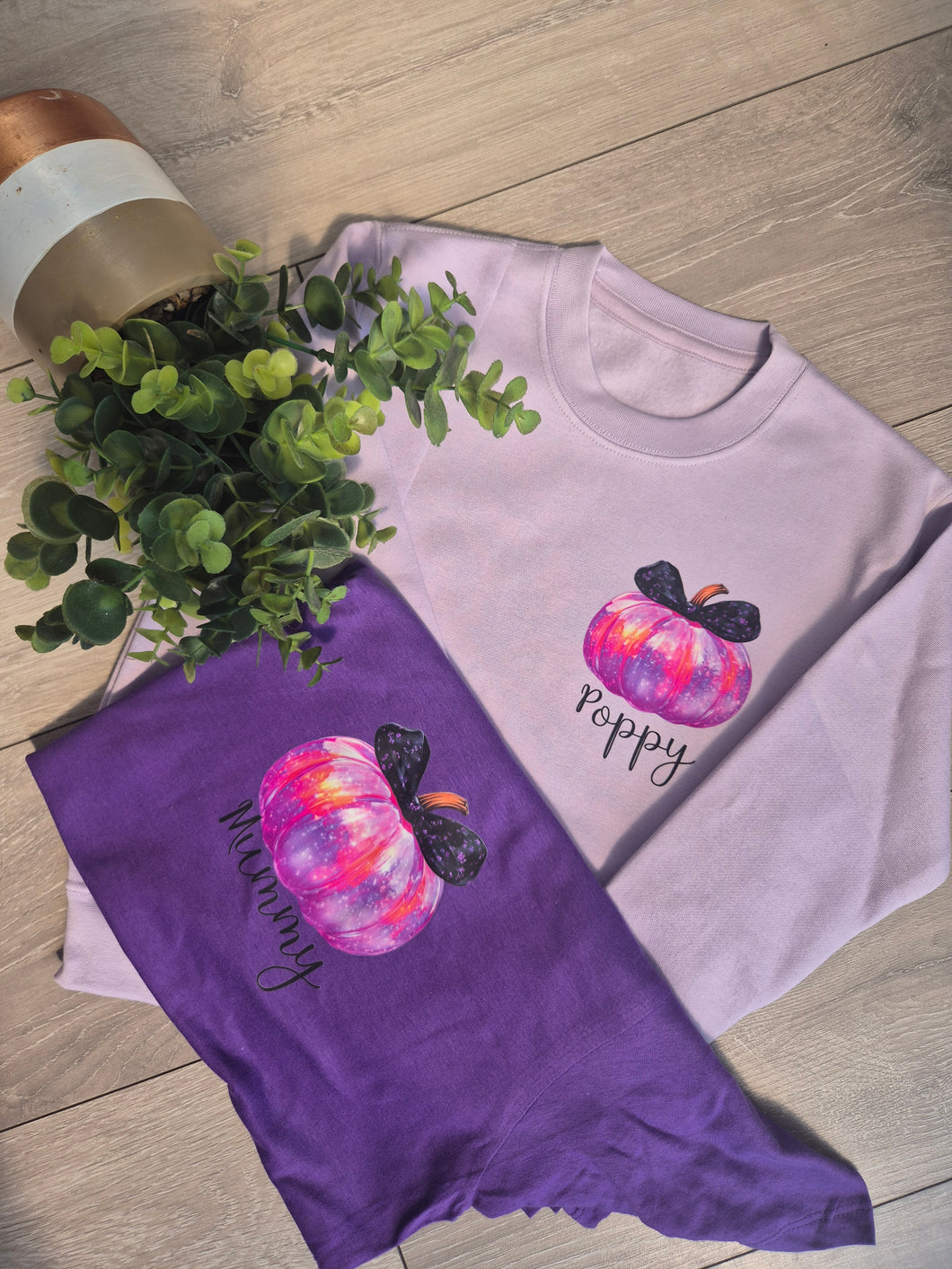 Iridescent Pumpkin Adults and childs tee