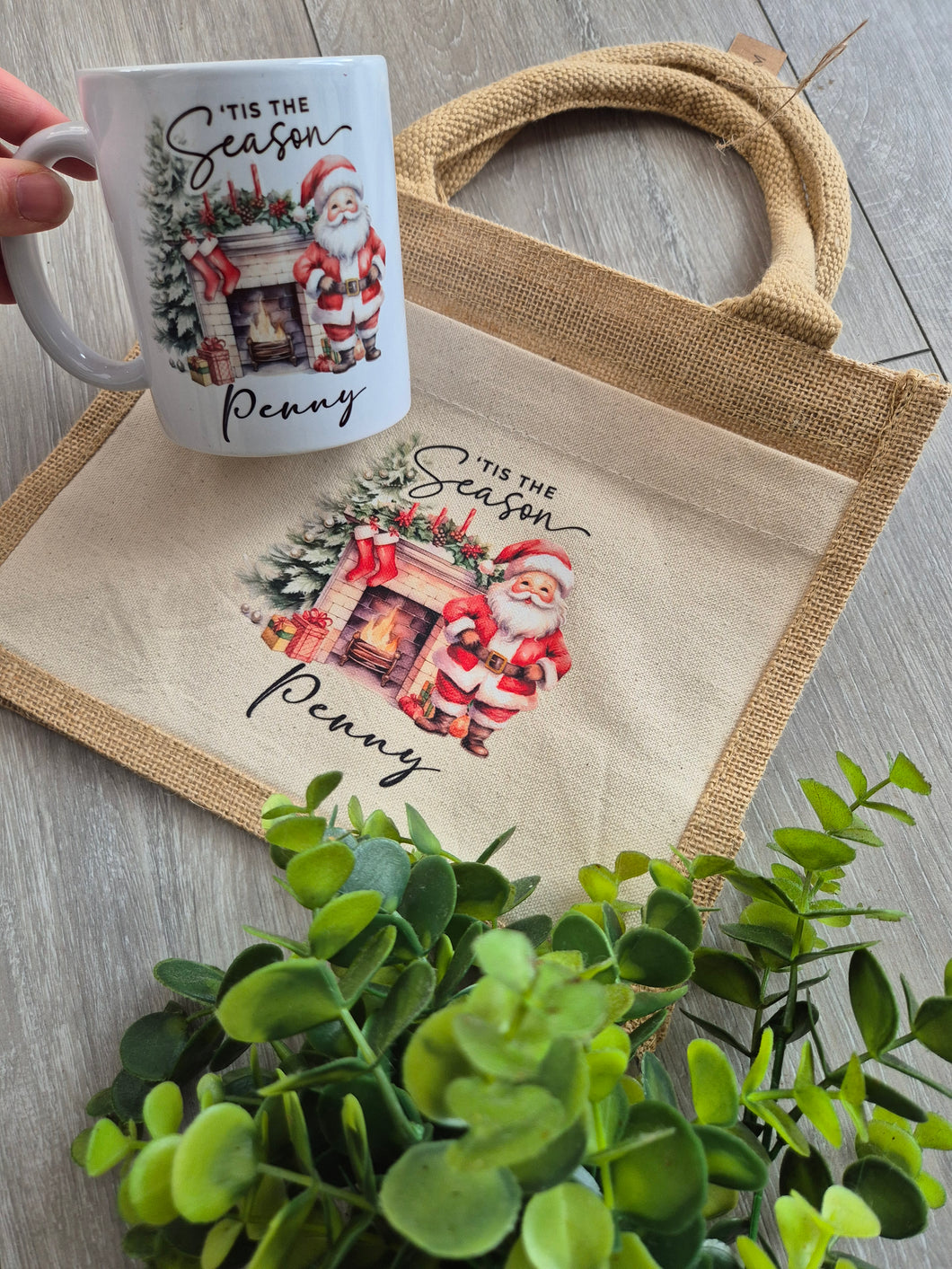 New Christmas Jute Bag