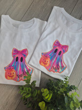 Load image into Gallery viewer, Iridescent Ghost Adults and childs tee
