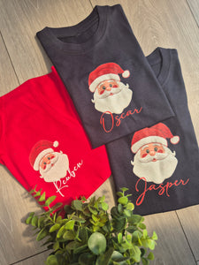 Santa Adults and childs tee