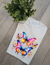 Load image into Gallery viewer, Butterfly Adults and Childs Tee
