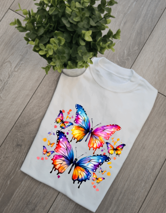 Butterfly Adults and Childs Tee