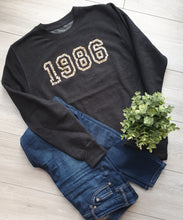 Load image into Gallery viewer, Varsity Word/Date Adults sweatshirt
