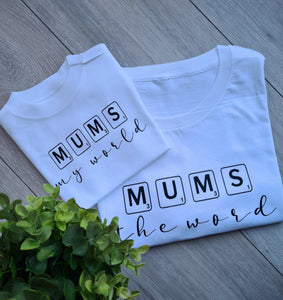 Mums the word twinning Set