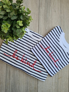 Be kind childs stripey tee