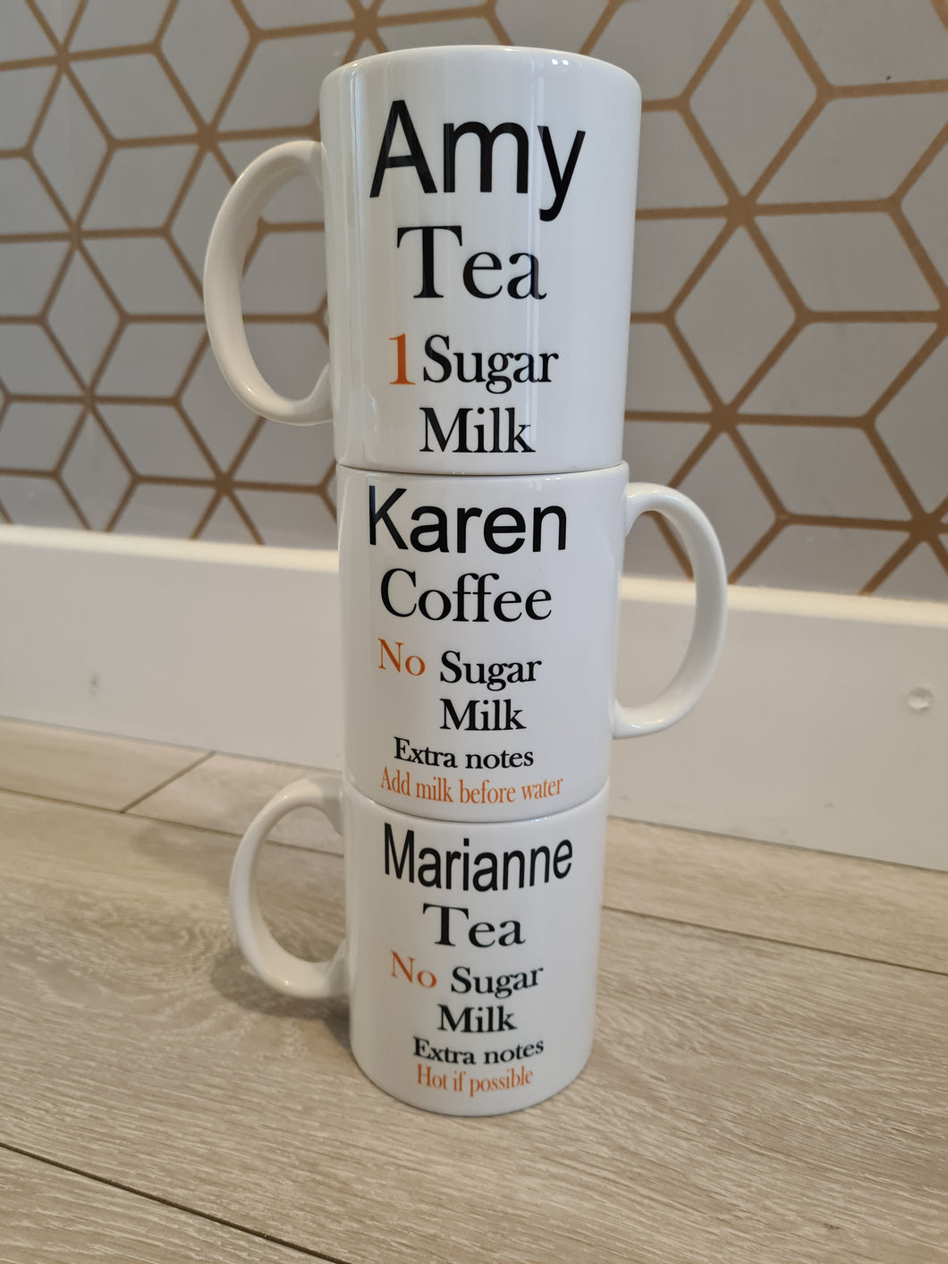 Tea/Coffee order mug