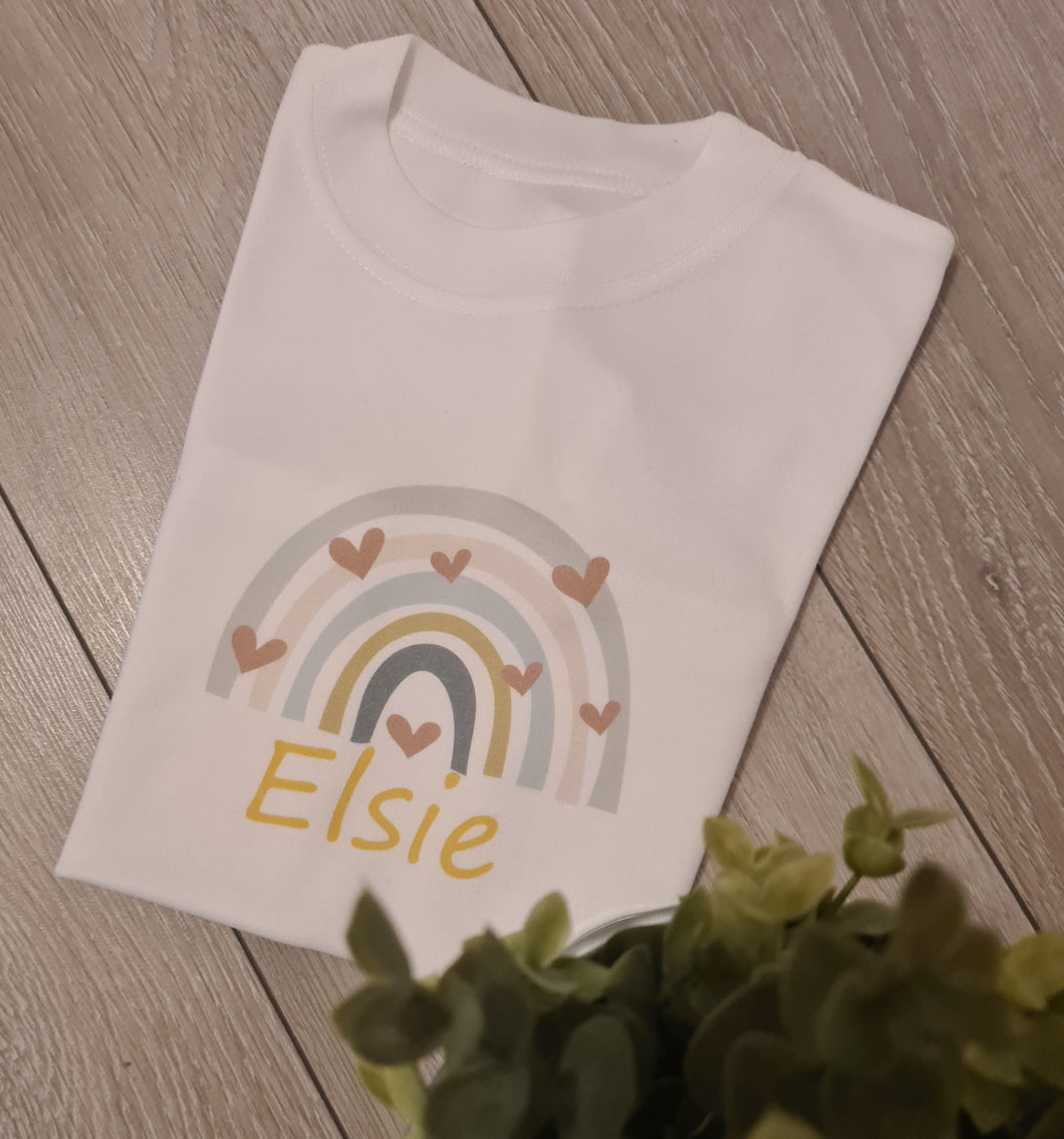 Rainbow Name Sublimation Tee