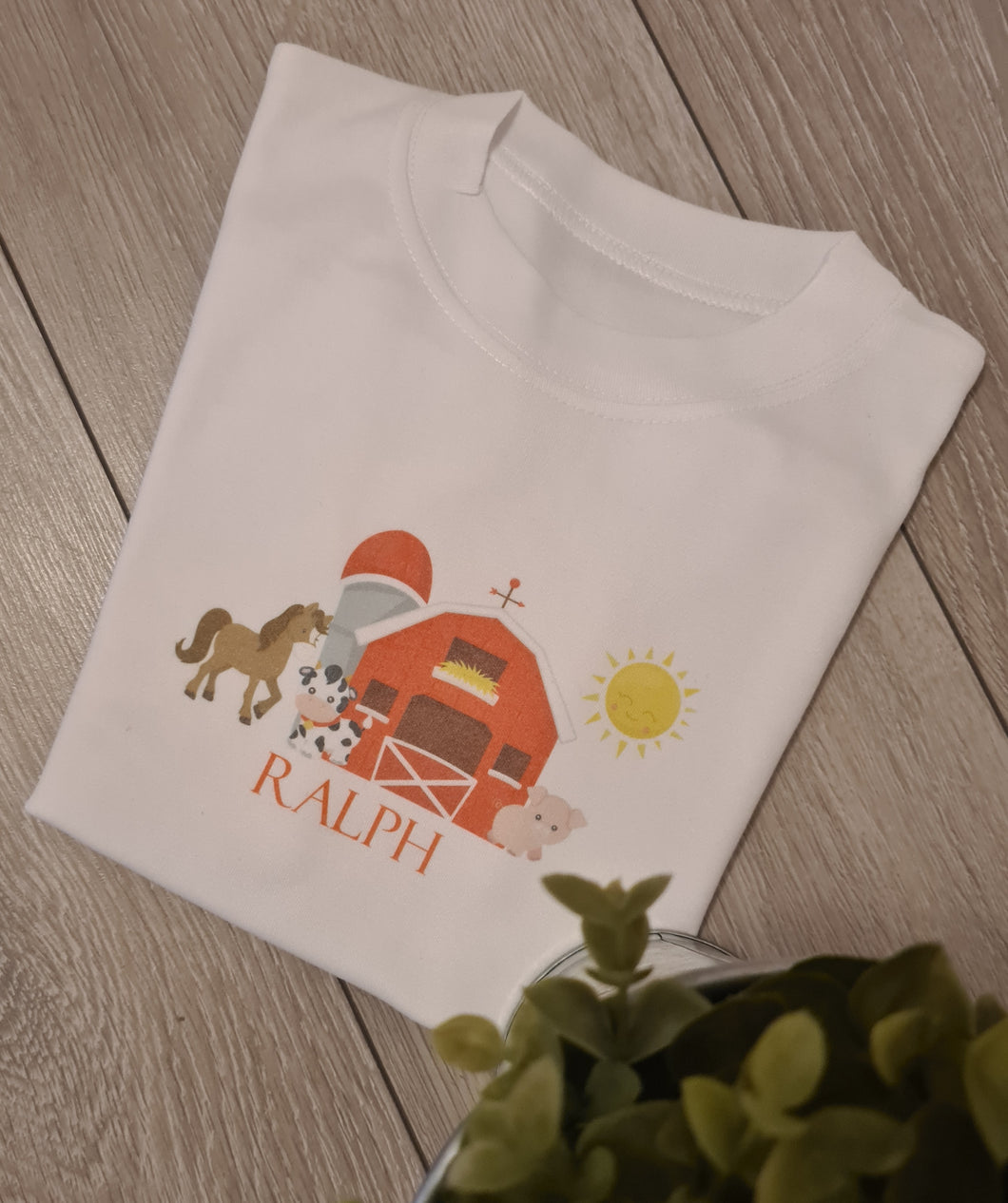 Farm and Name Sublimation Tee