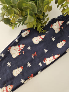 snowman leggings