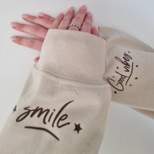 Load image into Gallery viewer, Sleeve writing Childs Sweatshirt
