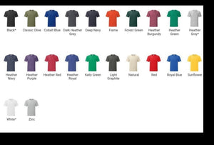 Rainbow and Name Adults Tee