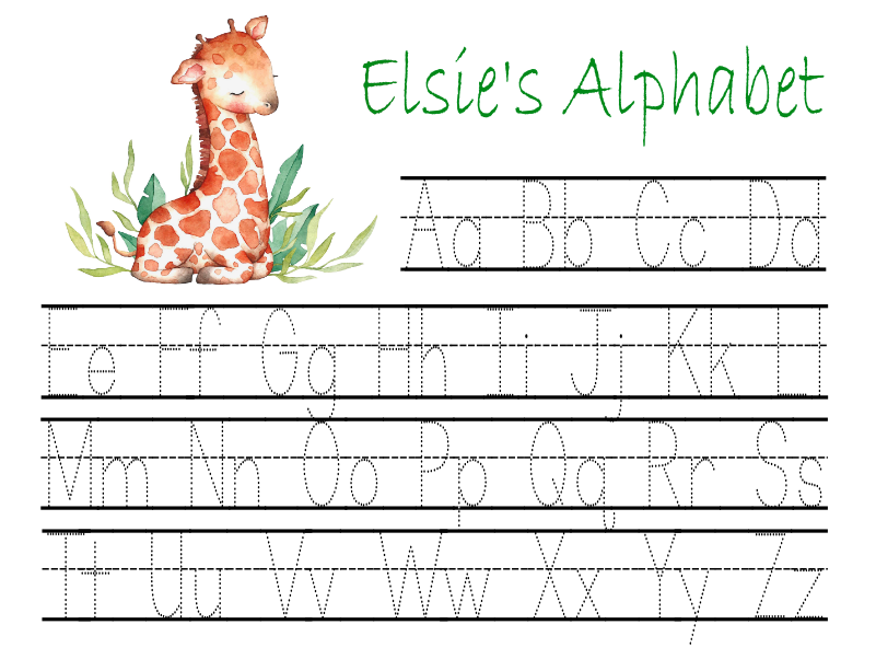 Alphabet Help Whiteboard