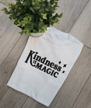 Load image into Gallery viewer, Kindness is Magic Adults and Childs Tshirt
