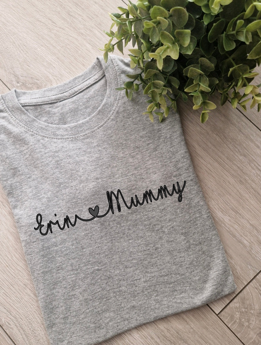 Erin and Mummy Adults and Childs Tshirt