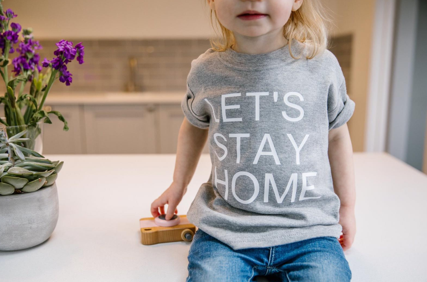 Let's Stay Home Child’s Tee